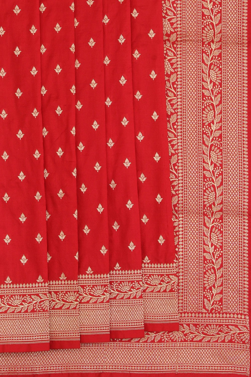 Banarasi Silk Red Saree