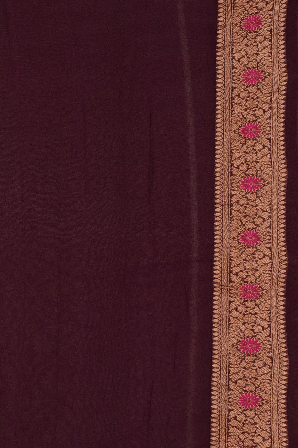 Banarasi Chiffon Violet Saree