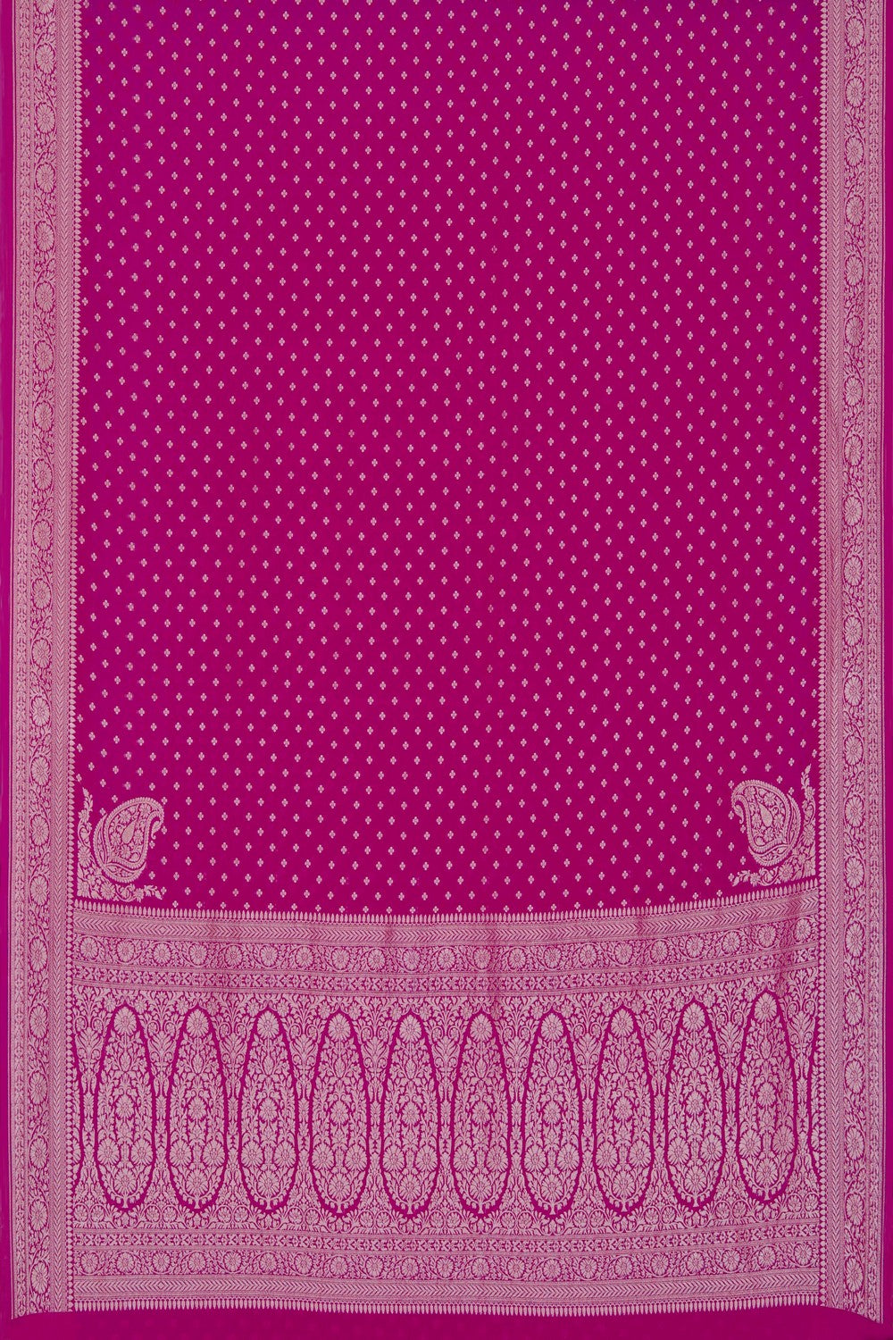 Banarasi Chiffon Pink Saree