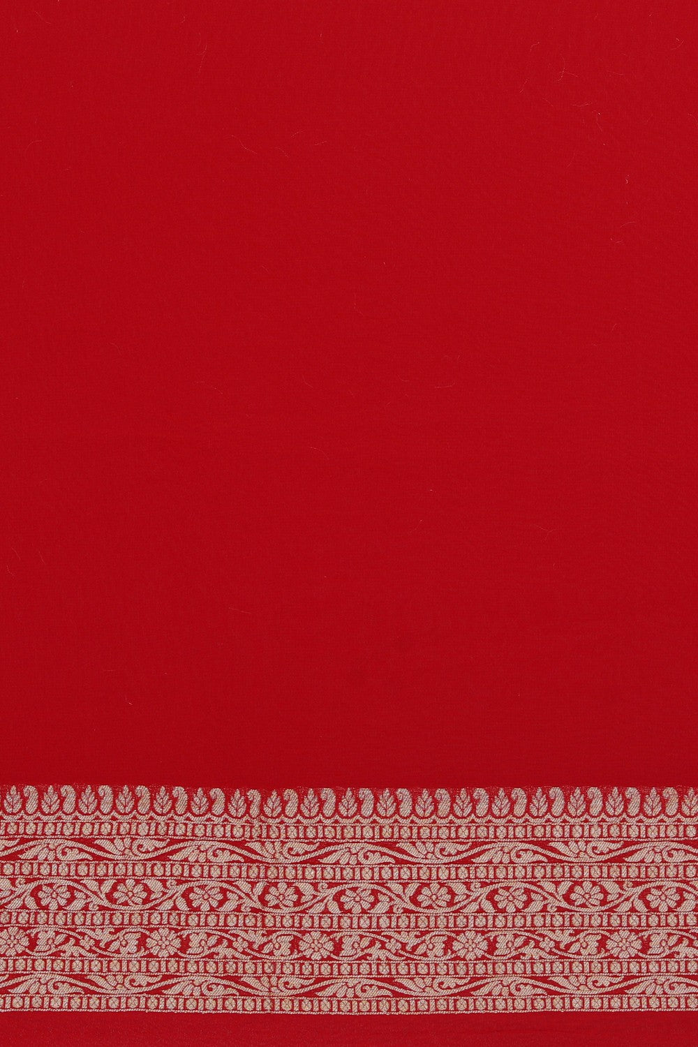 Image of Banarasi Chiffon Green Saree