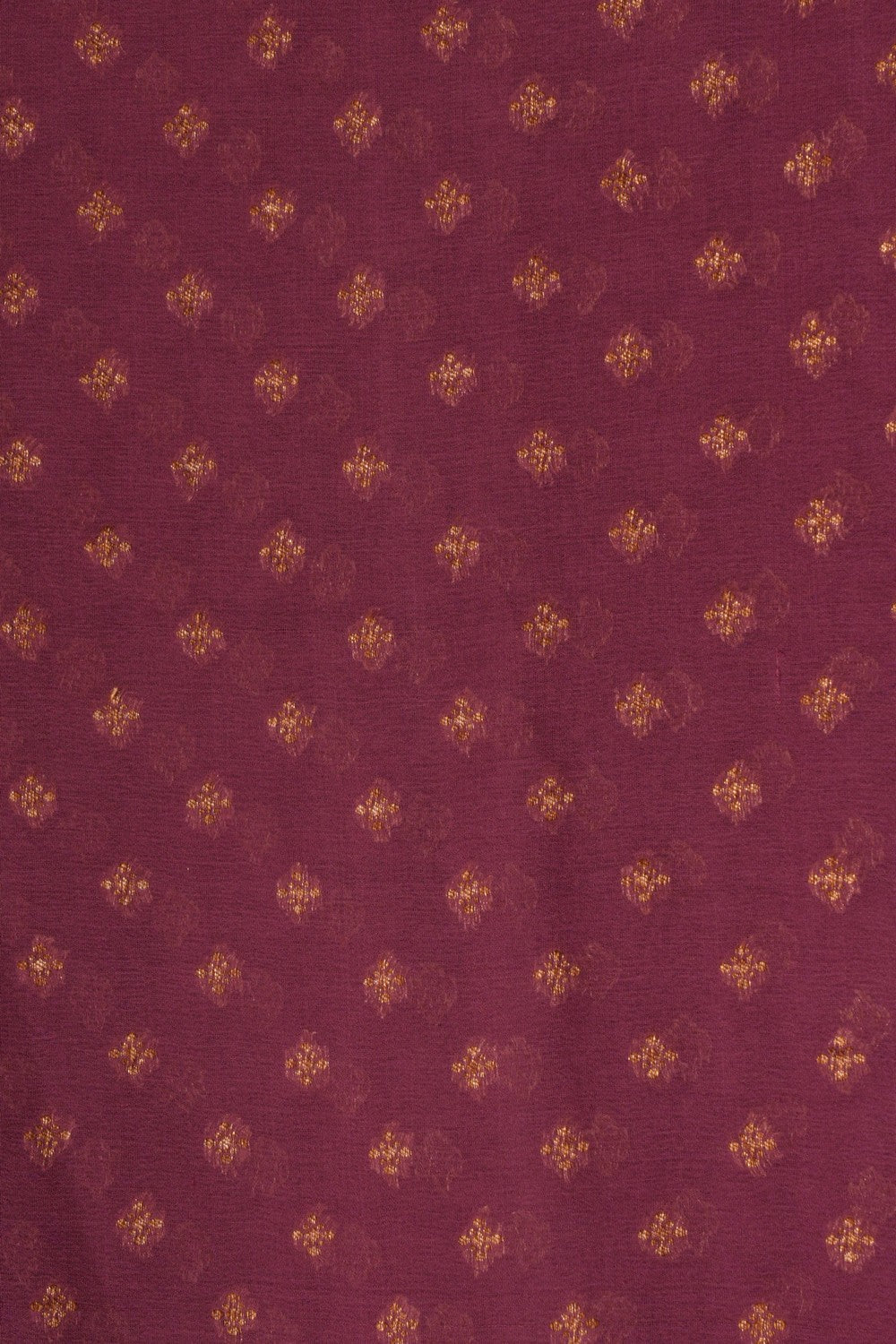 Banarasi Chiffon Purple Saree