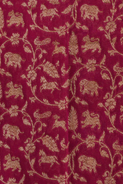 Image of Banarasi Chiffon Pink Saree