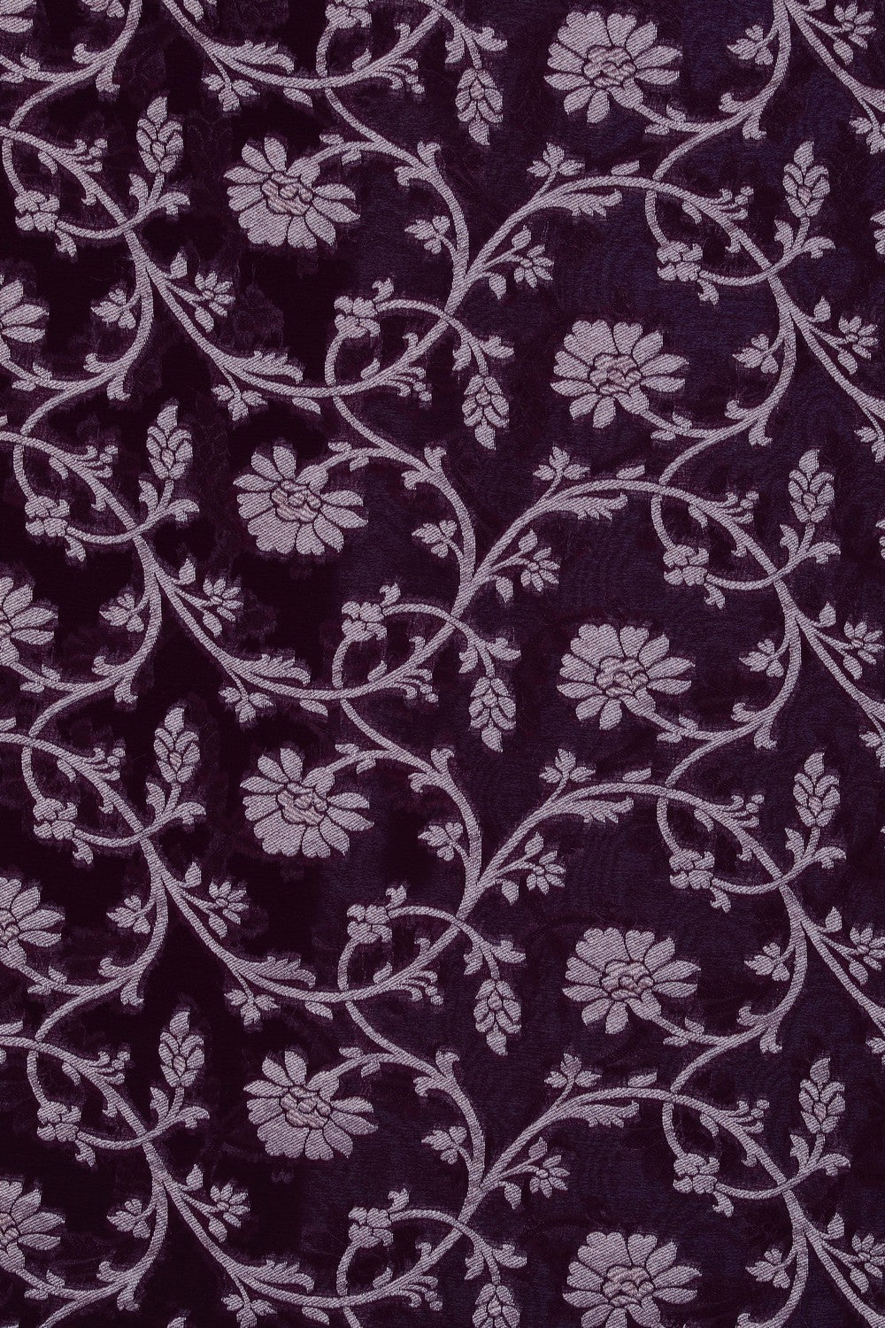 Banarasi Chiffon Violet Saree