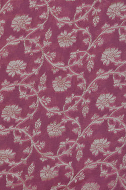 Image of Banarasi Chiffon Pink Saree