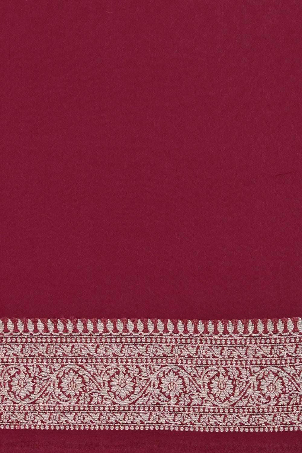 Image of Banarasi Chiffon Spring Yellow Saree