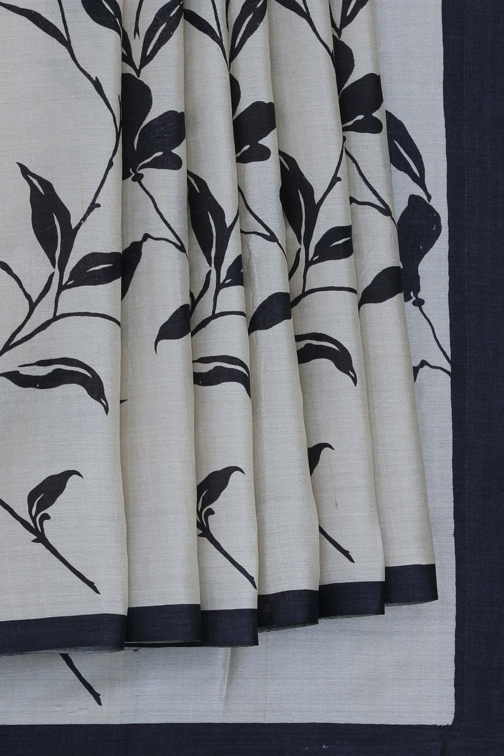 Tussar Silk Printed Saree