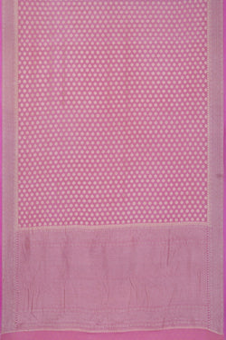 Image of Banarasi Chiffon Pink Saree