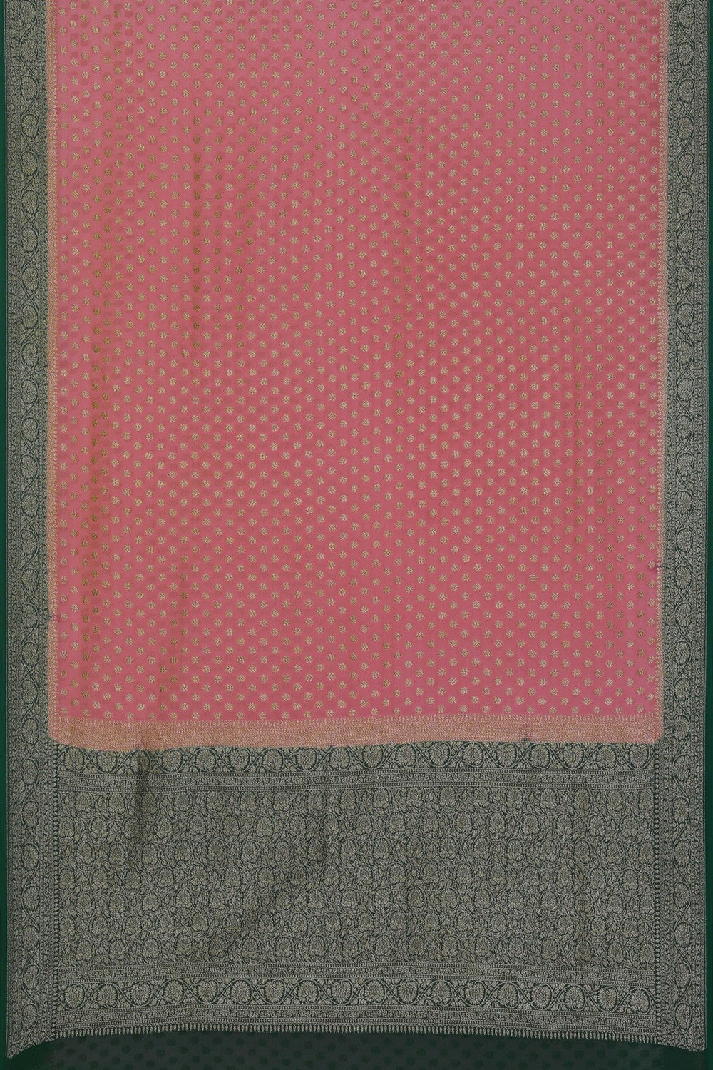 Banarasi Chiffon Pink Saree