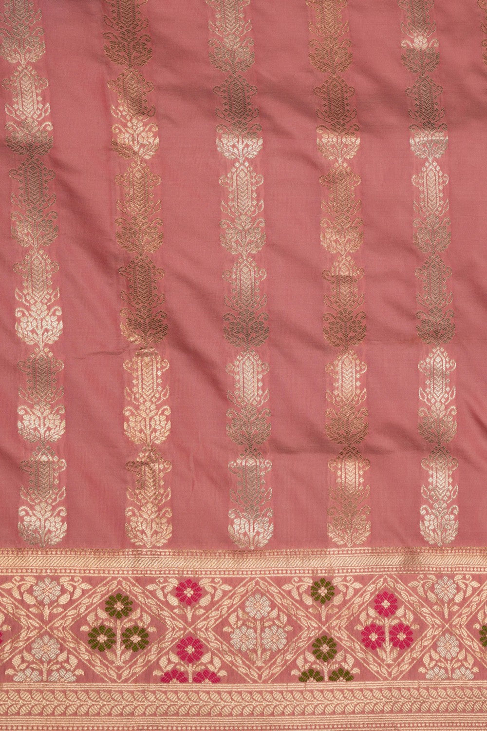 Banarasi Katan Silk Pink Saree