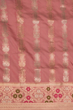 Image of Banarasi Katan Silk Pink Saree