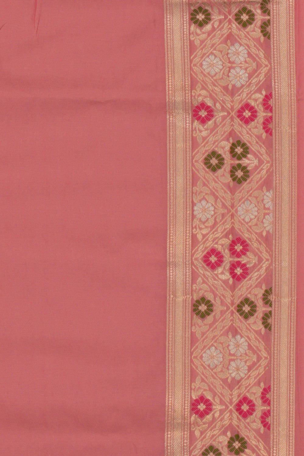 Banarasi Katan Silk Pink Saree