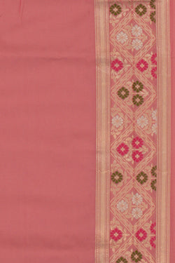 Image of Banarasi Katan Silk Pink Saree