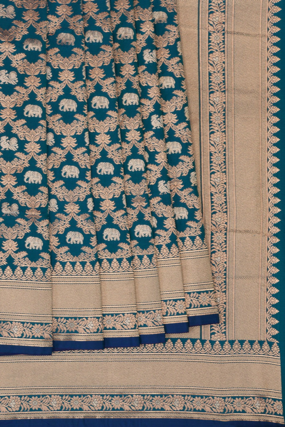 Banarasi Katan Silk Blue Saree