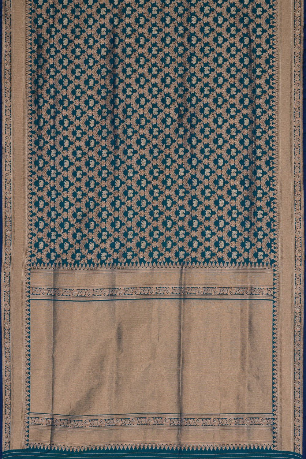 Banarasi Katan Silk Blue Saree