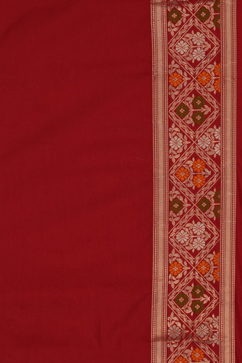 Banarasi Katan Silk Red Saree