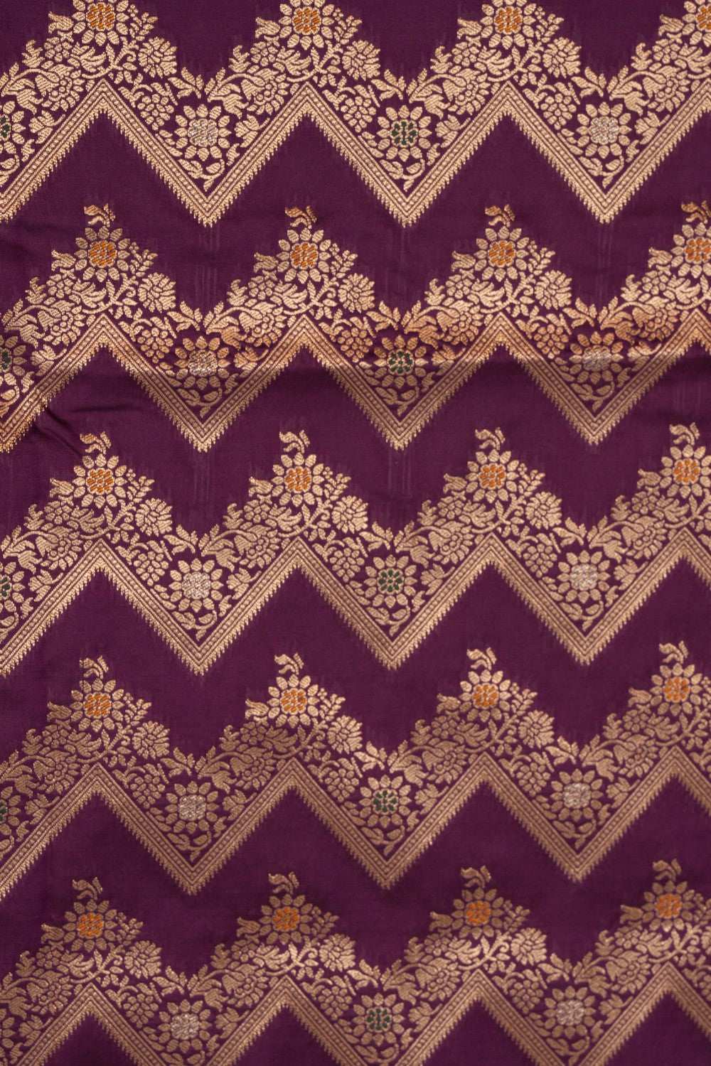 Banarasi Katan Silk Violet Saree