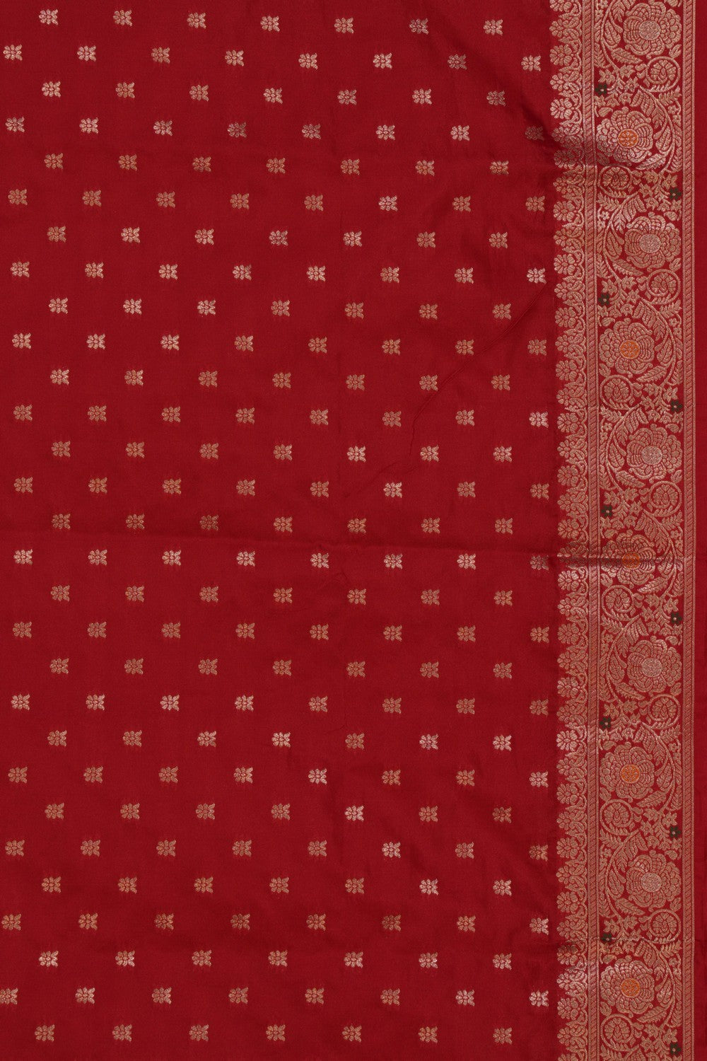 Banarasi Katan Silk Red Saree