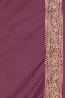 Image of Banarasi Katan Silk Lavender Purple Saree