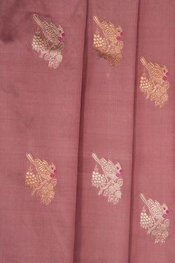 Image of Banarasi Katan Silk Purple Saree