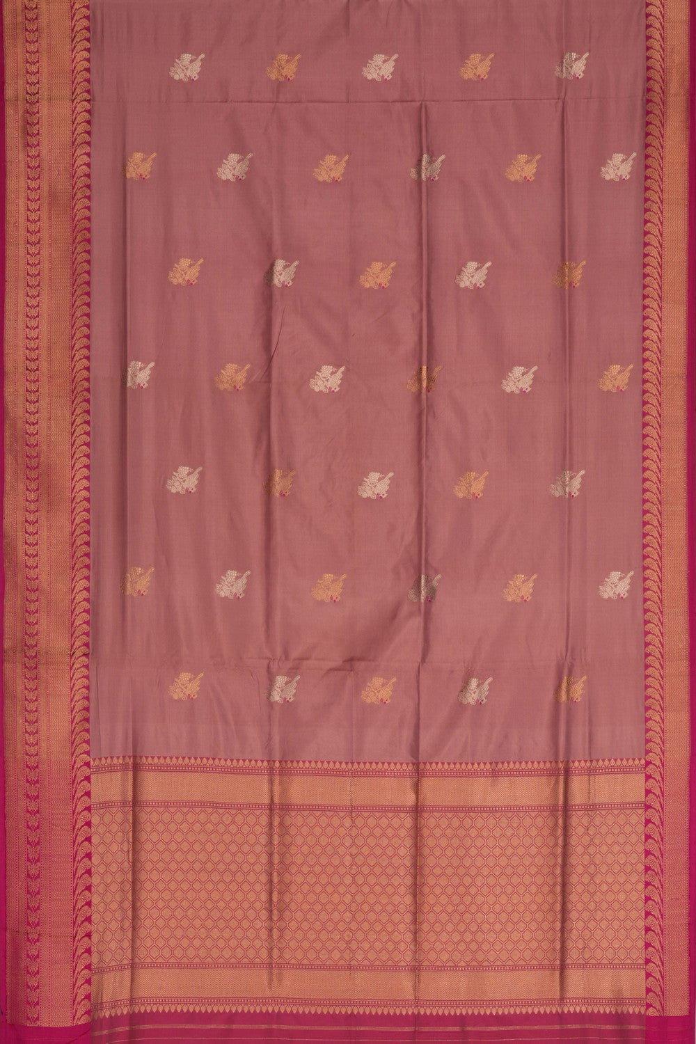 Banarasi Katan Silk Purple Saree