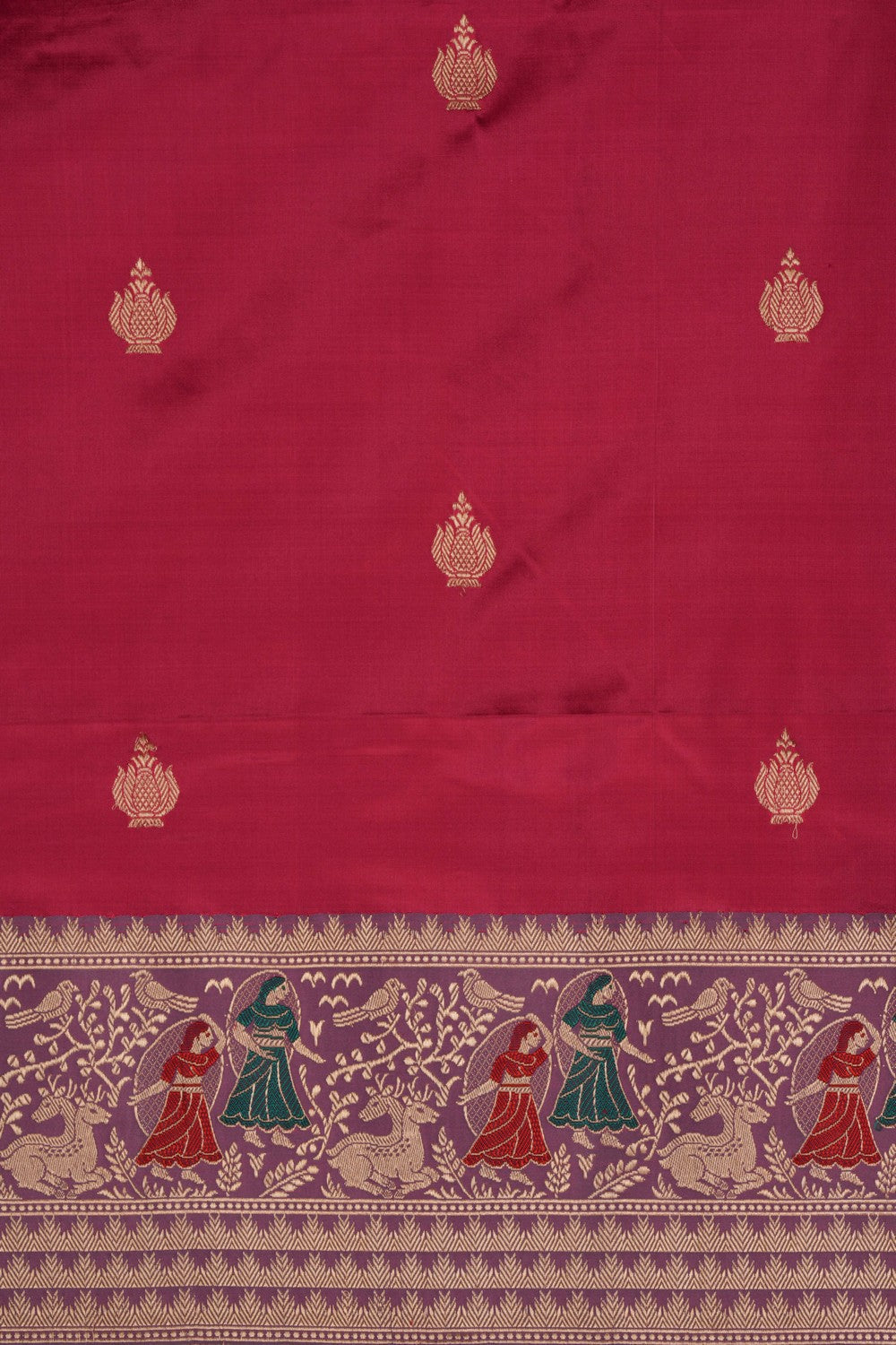 Banarasi Katan Silk Pink Saree