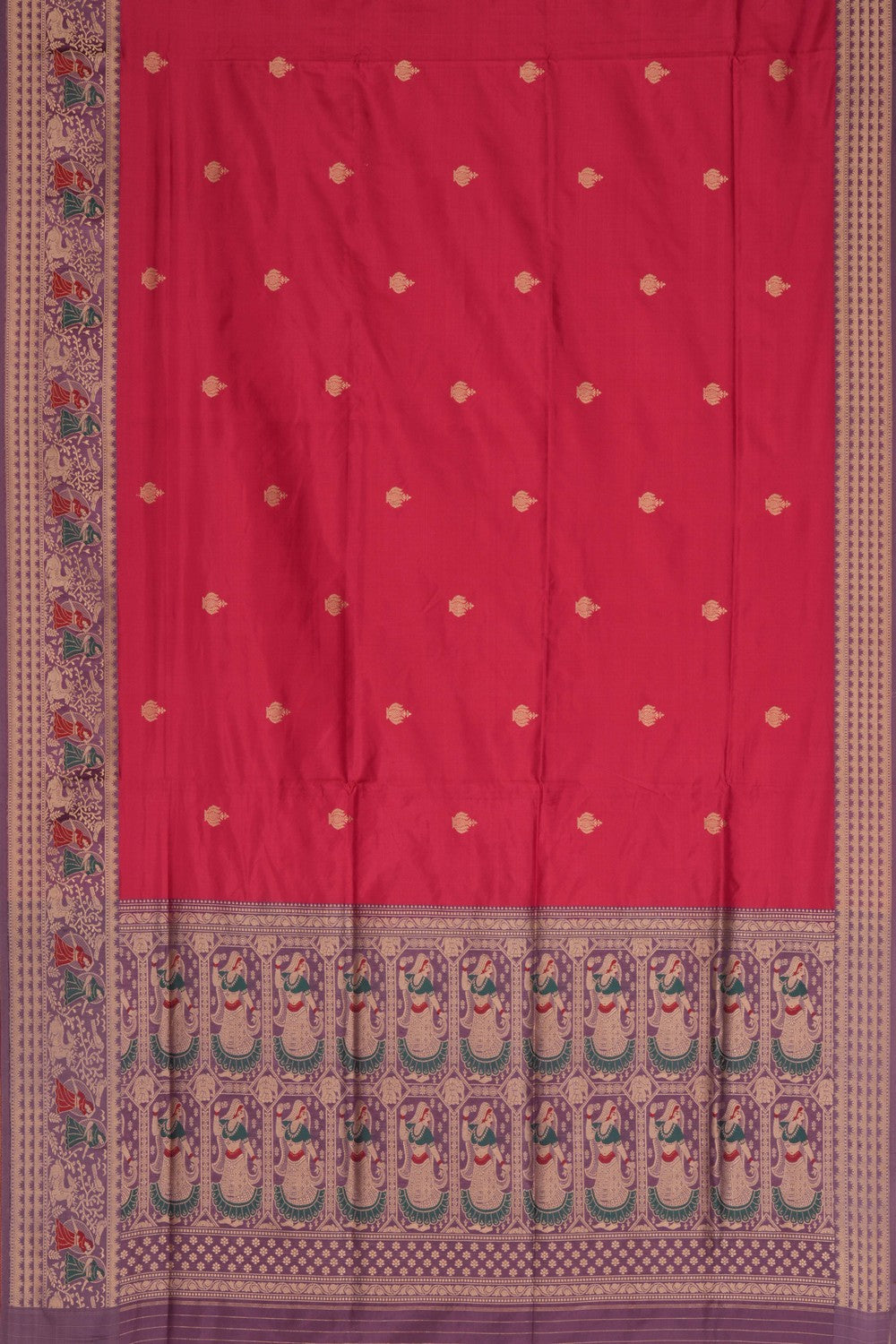 Banarasi Katan Silk Pink Saree