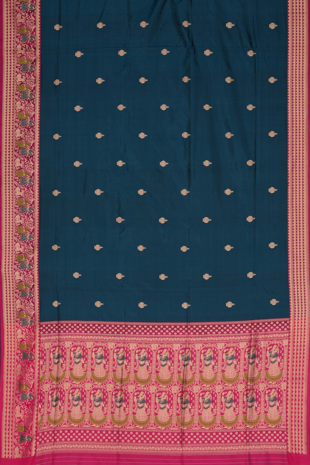 Banarasi Katan Silk Blue Saree