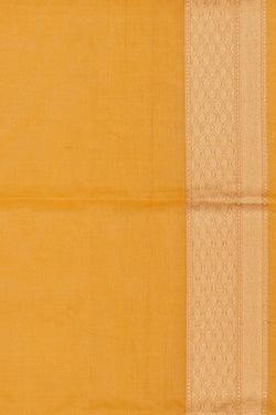 Image of Banarasi Kora Tissue Brocade Yellow Saree