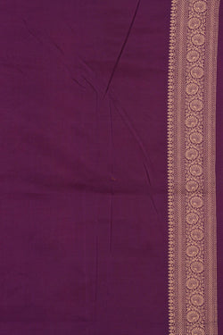 Image of Banarasi Katan Silk Orange Saree