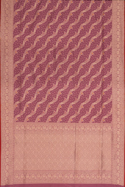 Image of Banarasi Katan Silk Onion Pink Saree