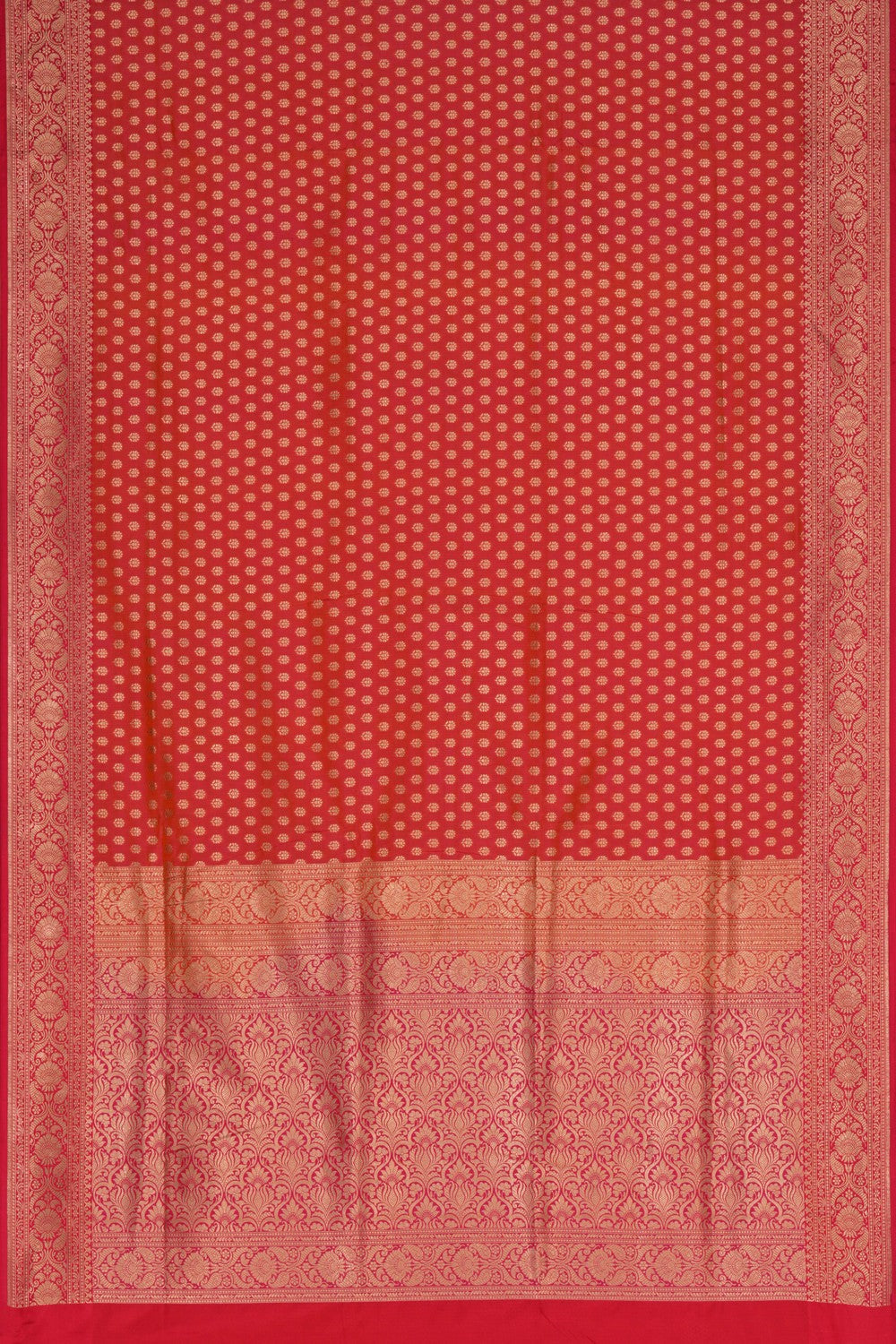 Banarasi Katan Silk Fuchsia-Pink Saree