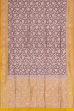 Image of Banarasi Katan Silk Purple Saree