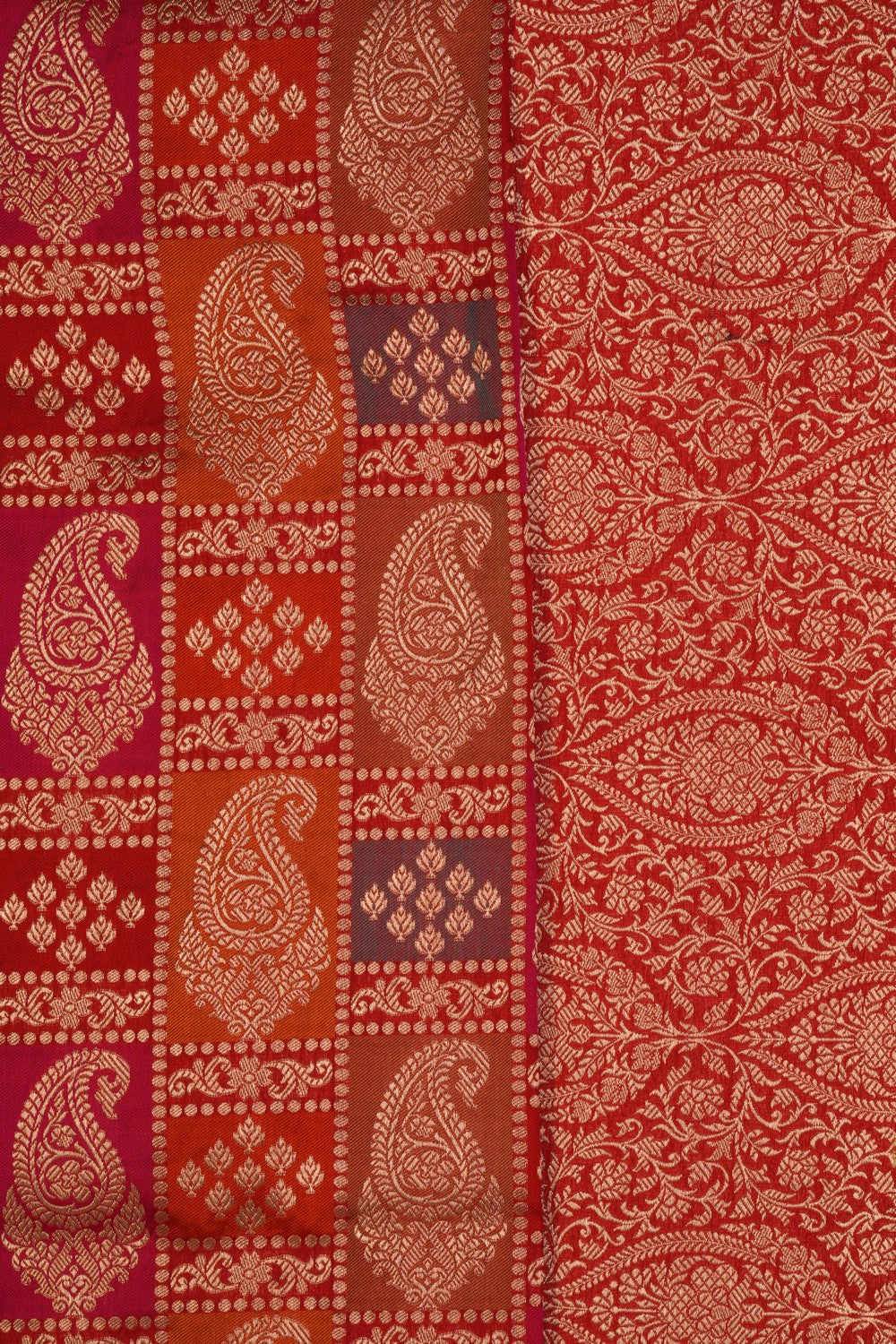 Banarasi Katan Silk Red Saree