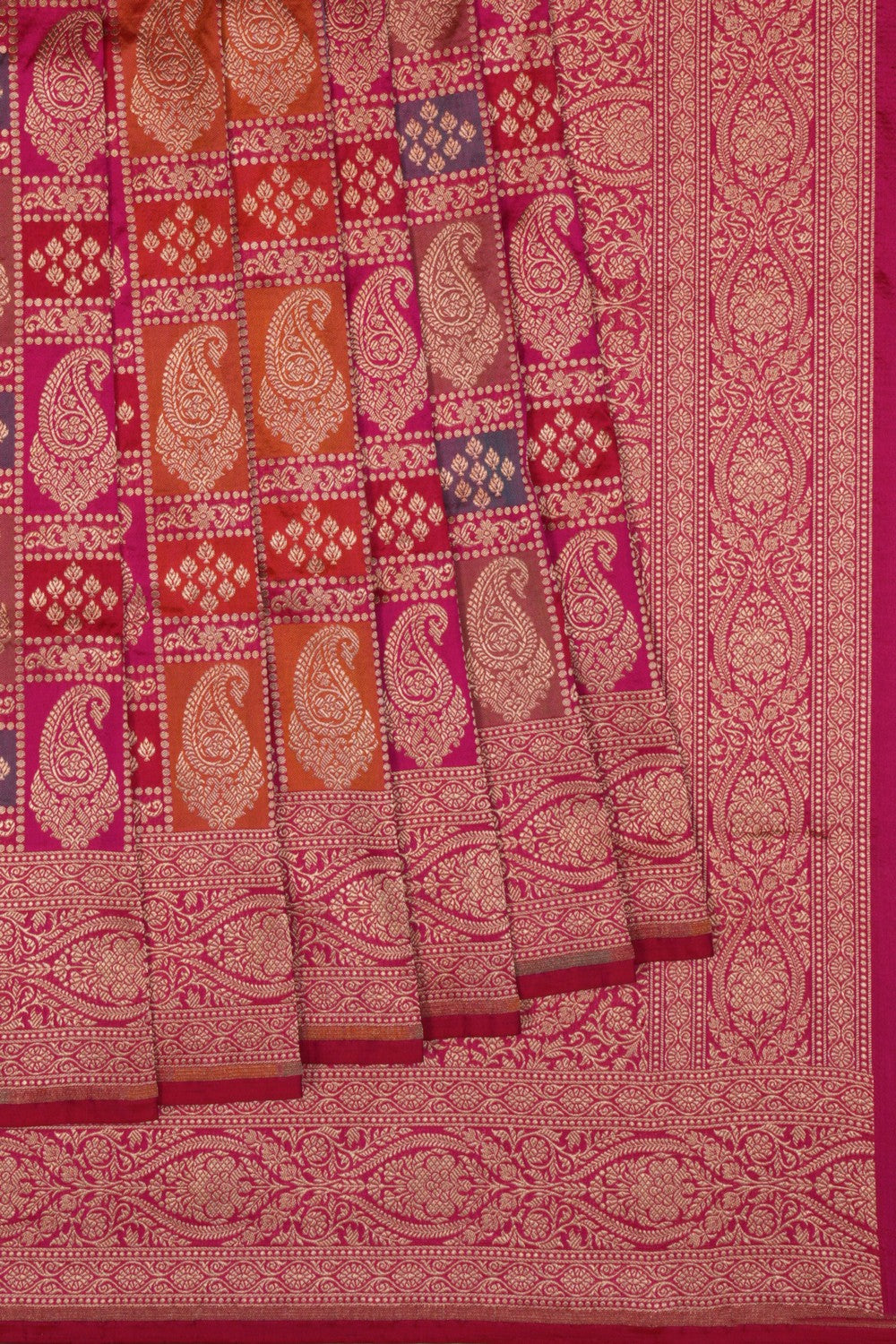 Banarasi Katan Silk Pink Saree