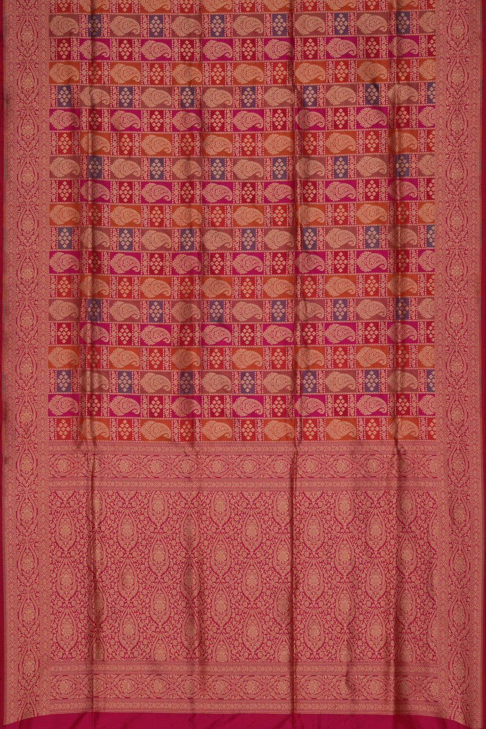 Banarasi Katan Silk Pink Saree