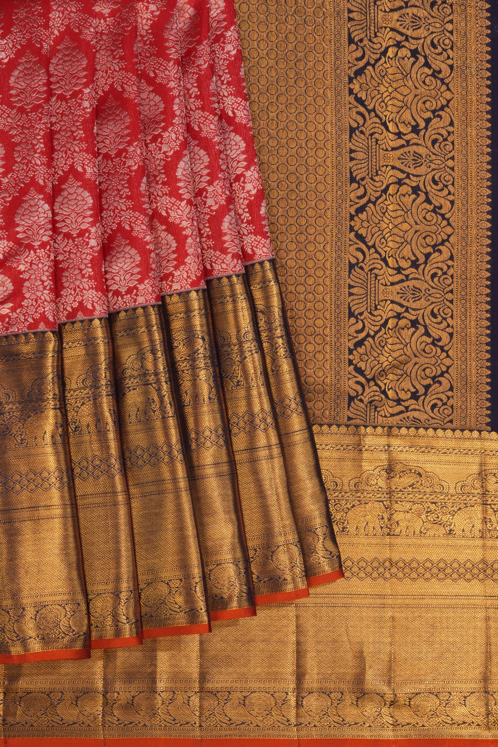 Kanchipattu Brocade Pink Saree