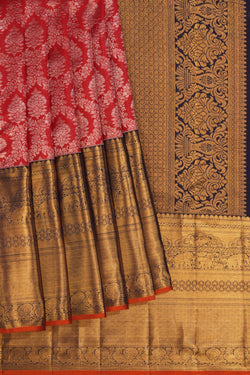 Image of Kanchipattu Brocade Pink Saree