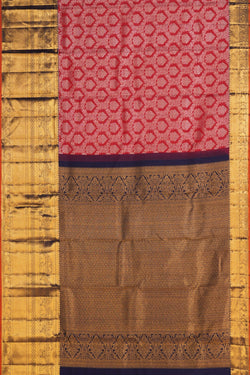 Image of Kanchipattu Brocade Pink Saree