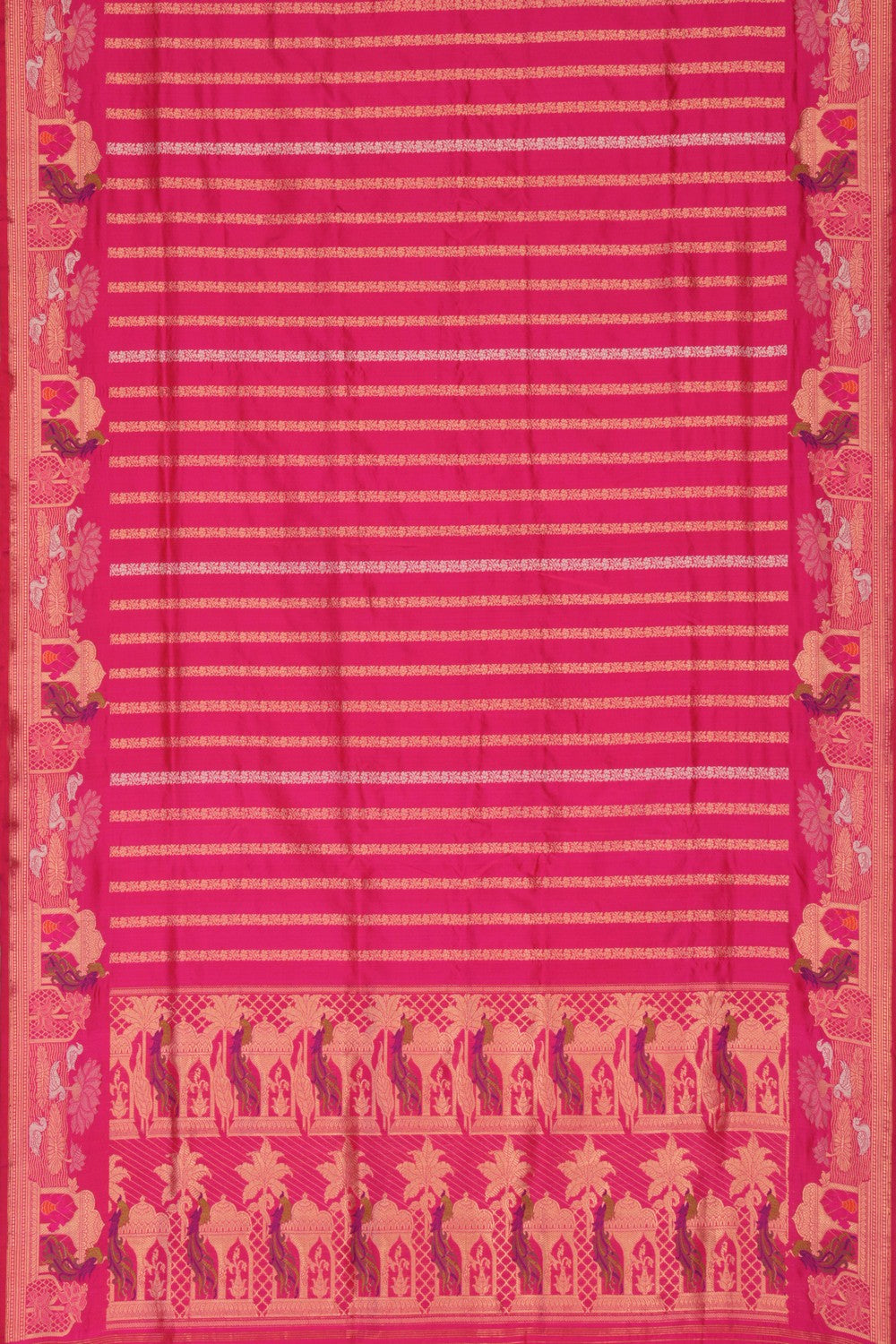 Banarasi Katan Silk Pink Saree