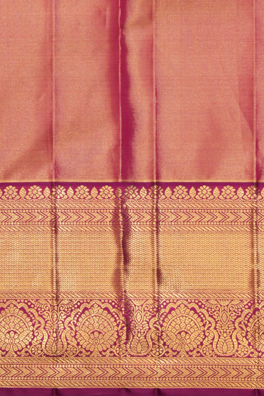 Kanchipattu Brocade Gold Saree