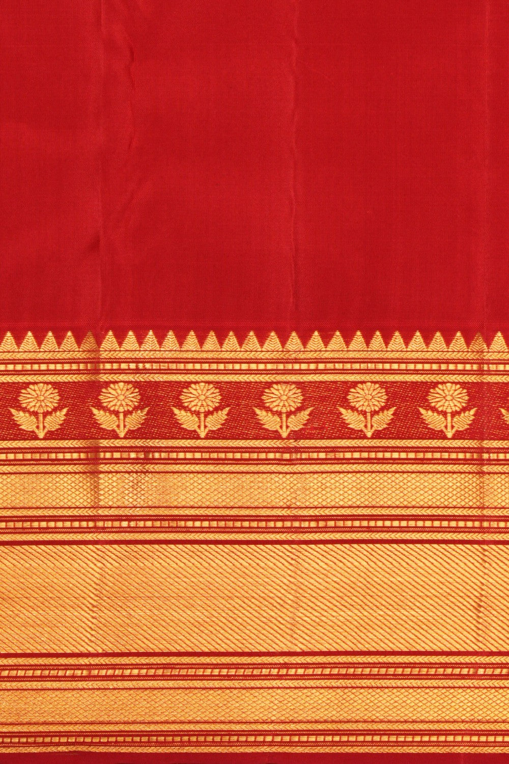 Kanchipattu Brocade Yellow Saree