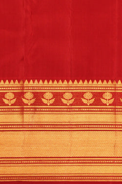 Image of Kanchipattu Brocade Yellow Saree