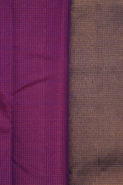 Image of Kanchipattu Kattam Purple Saree