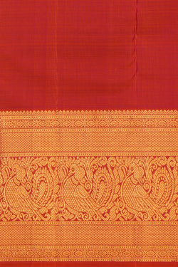 Image of Kanchipattu Kattam Violet Saree