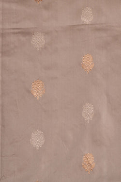 Image of Banarasi Katan Silk Grey Saree