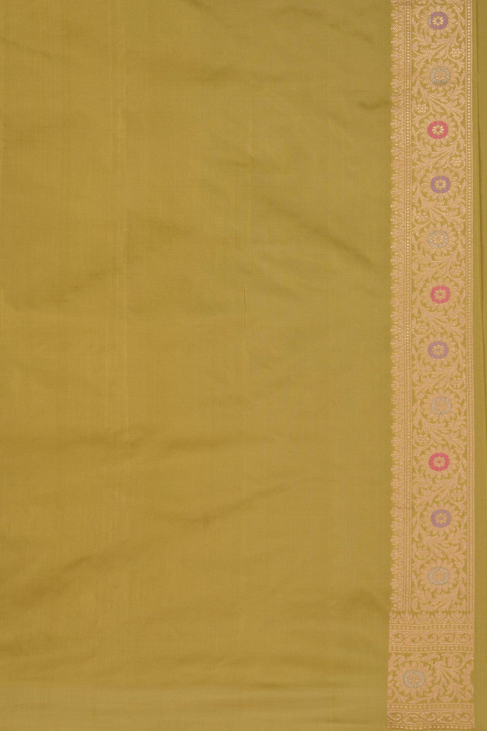 Banarasi Katan Silk Sage Green Saree