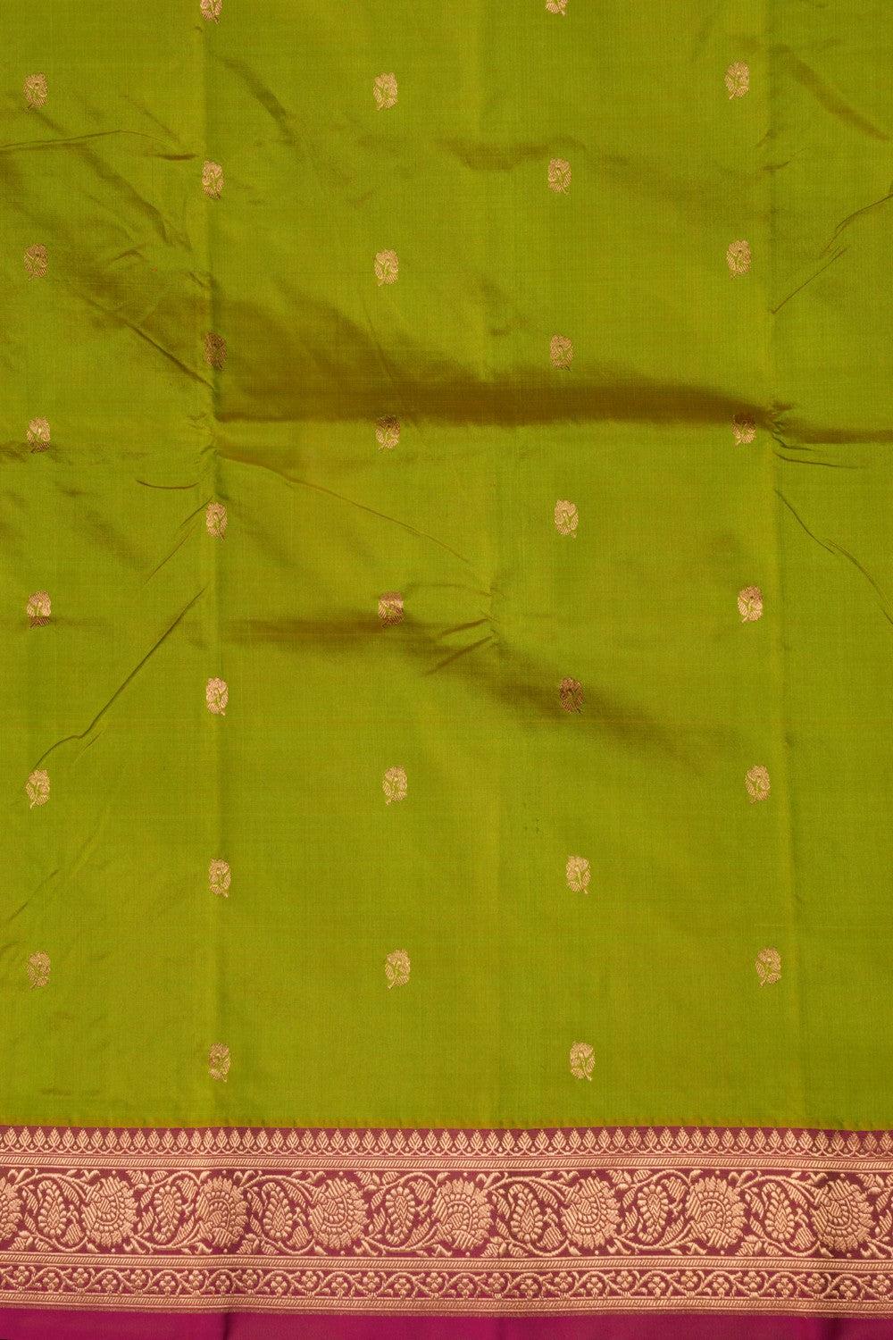 Banarasi Katan Silk Green Saree