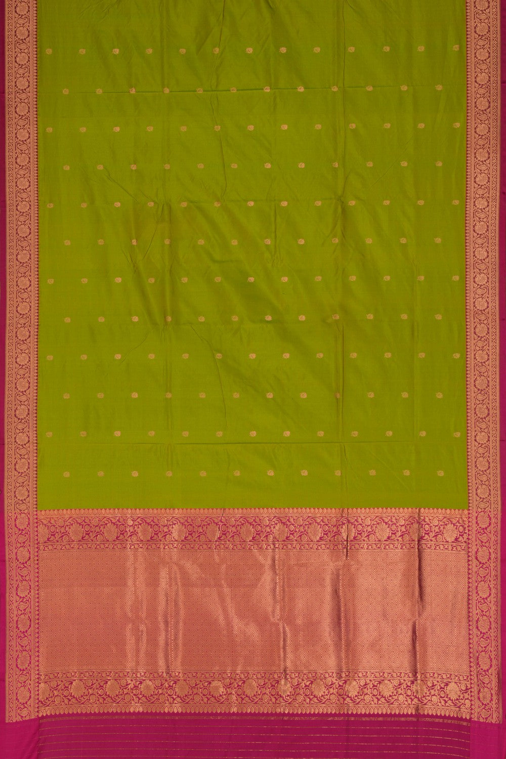 Banarasi Katan Silk Green Saree