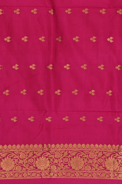 Image of Banarasi Katan Silk Green Saree