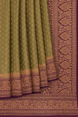 Image of Banarasi Crepe Silk Saree